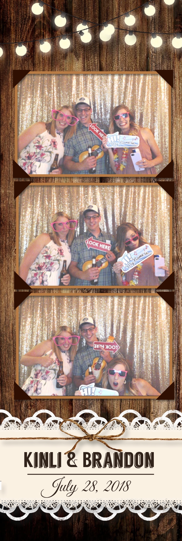 Kinli and Brandon's Wedding | View more photos from the event at gallery.photoboothbillings.com/u/PhotoBoothBillings/Kinli-and-Brandons-Wedding